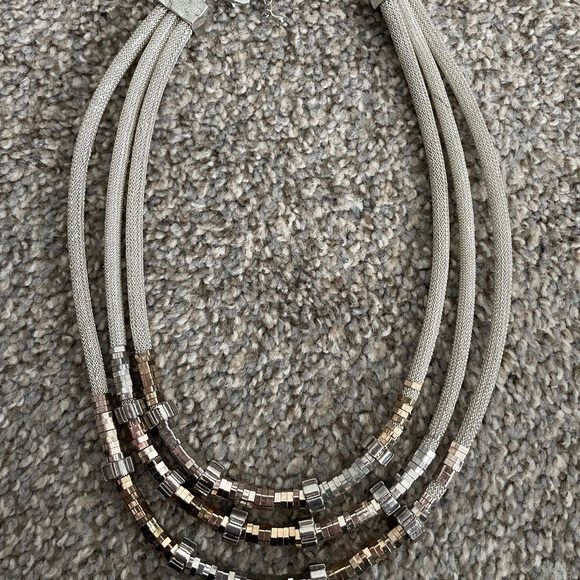 Express mesh silver necklace - Picture 4 of 5